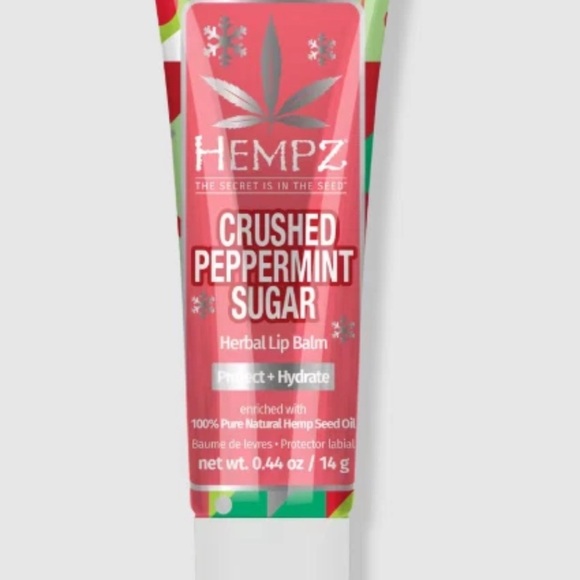 Hempz Crushed Peppermint Sugar Herbal Lip Balm 5- Pack Set NWT - Picture 2 of 3
